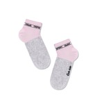 Носки короткие детские Conte Kids Active, размер 20, цвет светло-розовый, серый - фото 110771010
