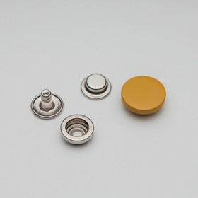 Кнопка установочная декоративная, размер 15 мм, цвет груша