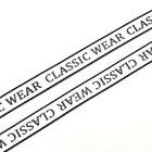 Тесьма Classic wear, ширина 1,5 см, цвет белый, чёрный - фото 297089993