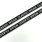 Тесьма Classic wear, ширина 1,5 см, цвет чёрный, белый