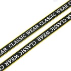 Тесьма Classic wear, ширина 1,5 см, цвет чёрный, жёлтый