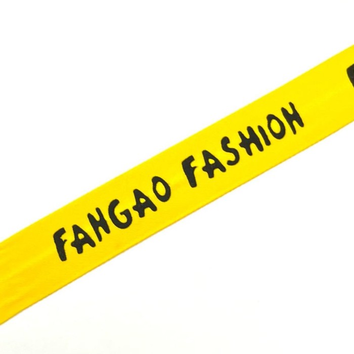 Тесьма Fango fashion, ширина 2,5 см, цвет жёлтый