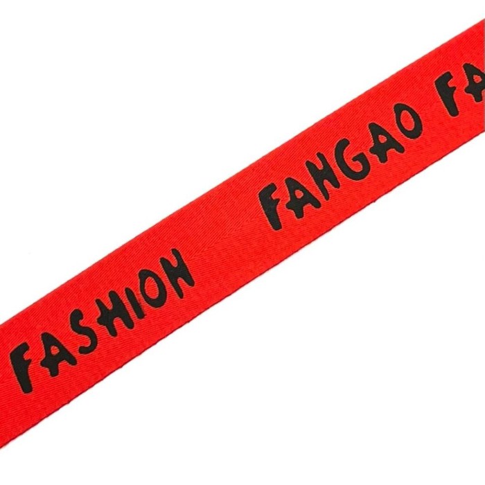 Тесьма Fango fashion, ширина 2,5 см, цвет красный