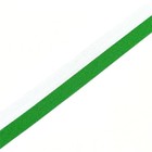 Тесьма, размер 2 см, цвет белый, зелёный