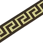 Тесьма «Греческий узор», размер 2 см, цвет коричневый - фото 297708341