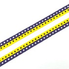 Тесьма «Звездочки», ширина 1 см, цвет синий, жёлтый