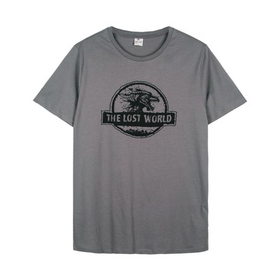 Футболка мужская, размер 46, серая