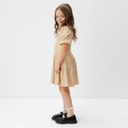 Платье нарядное для девочки KAFTAN размер 32 (110-116 см), золотой - фото 23452104