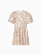 Платье нарядное для девочки KAFTAN: Shine, золотое, рост 122-128 см - Фото 14