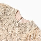 Платье нарядное для девочки KAFTAN размер 34 (122-128 см), золотой - фото 23476242