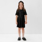 Платье нарядное для девочки KAFTAN размер 30 (98-104 см), черный - Фото 2