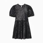 Платье нарядное для девочки KAFTAN размер 30 (98-104 см), черный - Фото 6