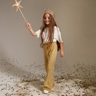 Брюки нарядные для девочки KAFTAN размер 30 (98-104 см), золотой - Фото 2