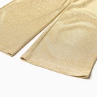 Брюки нарядные для девочки KAFTAN: Shine, золотистые, рост 110-116 см - Фото 7