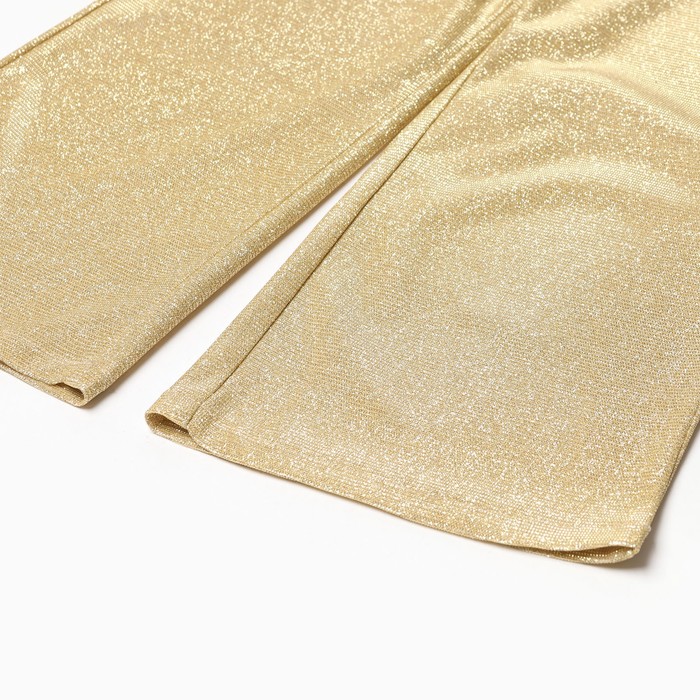 Брюки нарядные для девочки KAFTAN р.36 (134-140 см), золотой
