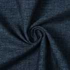 Штора портьерная Этель Natural 250*265 см, цв.синий, рогожка/блэкаут, пл. 275 г/м2 - Фото 3