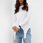 Лонгслив с пажами женский MIST, размер 44, молочный - фото 23476299