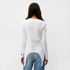 Лонгслив с пажами, размер 46 молочный  (артикул 10221774)  большой выбор товаров оптом и в розницу по низким ценам с доставкой