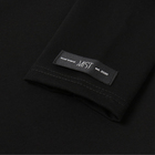 Футболка с дл. рукавом (лонгслив) с открытыми плечами р. 46 черный - фото 807093186