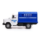 Грузовик металлический «ЗИЛ «Полиция», инерция, масштаб 1:43, подвижные детали кузова, уценка 10256335