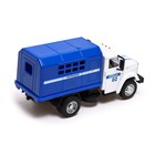 Грузовик металлический «ЗИЛ «Полиция», инерция, масштаб 1:43, подвижные детали кузова, уценка 10256335