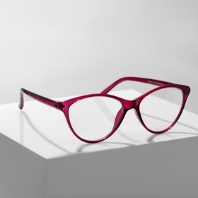 Готовые очки GA0183 (Цвет: C2 малиновый; диоптрия: +2,5;тонировка: Нет)