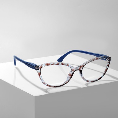 Готовые очки GA0045 (Цвет: C1 коричневый принт; диоптрия:-1; тонировка: Нет)