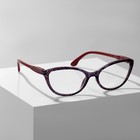 Готовые очки GA0045 (Цвет: C4 красный принт; диоптрия: -1;тонировка: Нет) - Фото 1