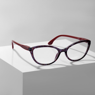 Готовые очки GA0045 (Цвет: C4 красный принт; диоптрия: -1;тонировка: Нет)