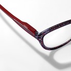 Готовые очки GA0045 (Цвет: C4 красный принт; диоптрия: -1;тонировка: Нет) - Фото 3