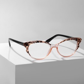 Готовые очки GA0047 (Цвет: C2 коричневый принт; диоптрия: +2,5; тонировка: Нет)
