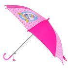 Зонт детский полуавтоматический "Зайка-принцесса", r=43,5см, со свистком, цвет розовый - Фото 3