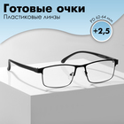 Готовые очки GA0325 (Цвет: C3 черный; диоптрия: +2,5;тонировка: Нет) - фото 5781964