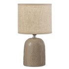 Настольная лампа «Монако» Е14 40 Вт бежевый 16×16×29 см RISALUX - Фото 6