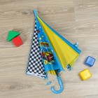 Зонт детский п/авт R-43,5 см 8 спиц П/Э "Лучший гонщик", со свистком - Фото 4