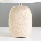 Настольная лампа "Лоренза" Е14 40Вт белый 20х20х28,5 см RISALUX - фото 23437634