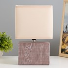 Настольная лампа «Норма» Е14 40 Вт кофе 17.5×10.5×28.5 см RISALUX - Фото 3