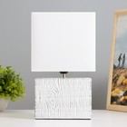 Настольная лампа «Норма» Е14 40 Вт белый 17.5×10.5×28.5 см RISALUX - Фото 3