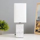 Настольная лампа «Норма» Е14 40 Вт белый 17.5×10.5×28.5 см RISALUX - Фото 4