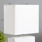 Настольная лампа «Норма» Е14 40 Вт белый 17.5×10.5×28.5 см RISALUX - Фото 6