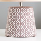 Настольная лампа «Маура» Е14 40 Вт кофе 23×23×33 см RISALUX - Фото 4