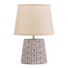 Настольная лампа «Маура» Е14 40 Вт кофе 23×23×33 см RISALUX - Фото 6