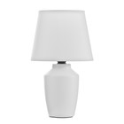 Настольная лампа "Асель" Е14 40Вт белый 14х14х24 см RISALUX - Фото 6