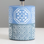 Настольная лампа «Агата» Е14 40 Вт голубой 16×16×31 см RISALUX - Фото 6