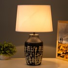 Настольная лампа «Асфея» Е27 40 Вт бело -синий 28×28×45.5 см RISALUX - Фото 2