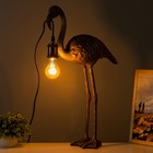 Настольная лампа "Фламинго" Е27 40Вт золото 41,5х41,5х66,5 см RISALUX - Фото 2