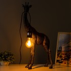 Настольная лампа "Жираф" Е27 40Вт чёрный с серебряной патиной 39,5х24х67 см RISALUX - Фото 2