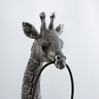 Настольная лампа "Жираф" Е27 40Вт чёрный с серебряной патиной 39,5х24х67 см RISALUX - Фото 4
