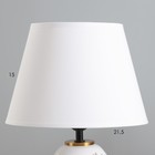 Настольная лампа "Птичка" Е27 40Вт белый 25х25х45 см RISALUX - Фото 3