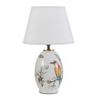Настольная лампа "Птичка" Е27 40Вт белый 25х25х45 см RISALUX - фото 23423739